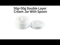 high quality 50g+50g cream jar
