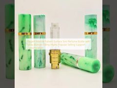 Elegant Marble Pattern Surface 5ml Perfume Bottle with Spray Bottom Filling Highly Popular Selling Support Customization