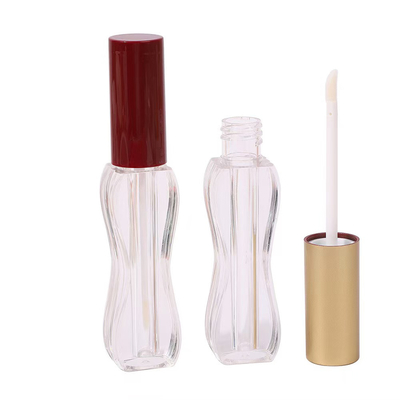 Screen Printing Logo 5ml Waist-length Plastic Lip Glaze Tube for All Skin Types