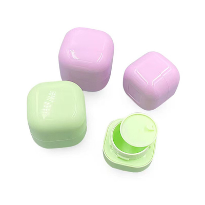 Octagon 30g Macaron Color Cream Jar For Portable Carry Skincare