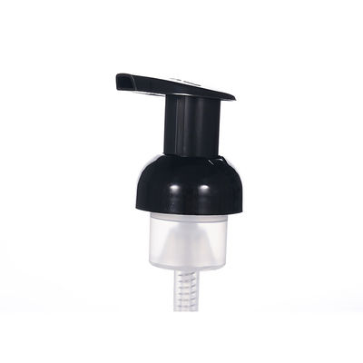 Black Foam Pump Dispenser for Facial Cleanser and Cosmetic Bottles