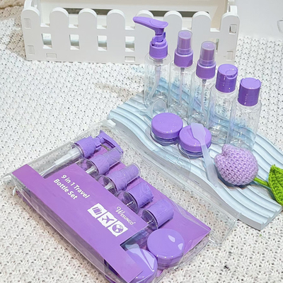 Hot Stamping 50ml Plastic Bottle for Customized Color Skincare Travel Set