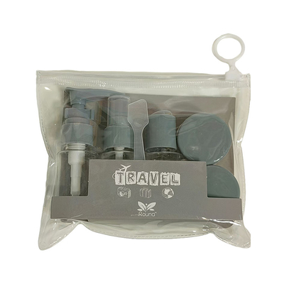 Personalized Logo Option 6 Piece Skincare Travel Bottle Set for Washing Package