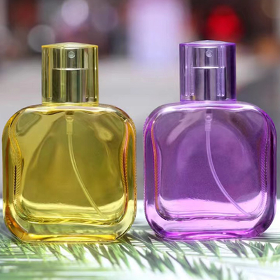 30ML Colorful Glass Perfume Bottle With Sprayer Whole Set Empty Packaging For Perfumery
