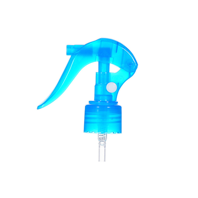 Transparent Blue Plastic 24/410 Mini Trigger Sprayer Used In Bottle Seal