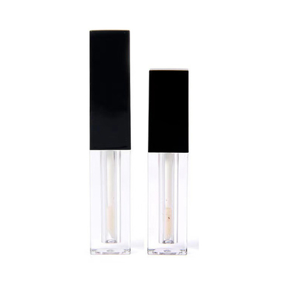 1.2ml Capacity Plastic Square Shape Empty Lip Gloss Tube Container for Packaging