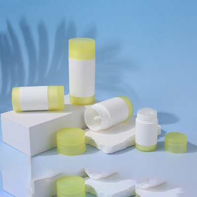 Plastic PP Deodorant Stick Tube 30g 50g 75g 100g Capacity