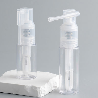 Wholesale Plastic PET Bottle with Powder Spray Pump Head in 14ml 18ml 25ml 35ml 50ml 60ml Sizes for Mess-Free Application