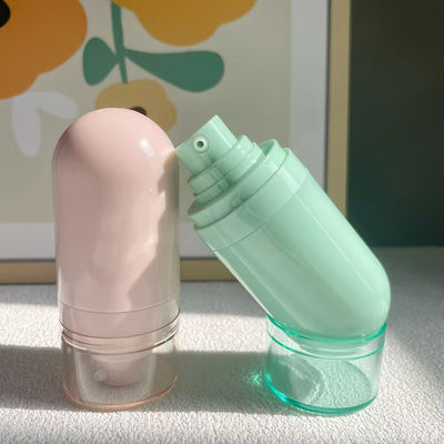 Customized Plastic Airless Bottle with Mist Sprayer Head or Lotion Pump Head and Silkscreen Print