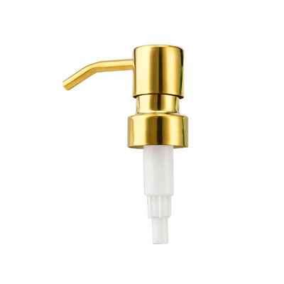 Stainless Steel Shell Plastic Lotion Pump with Smooth Pumping Action and Precise Dosing for Cosmetics
