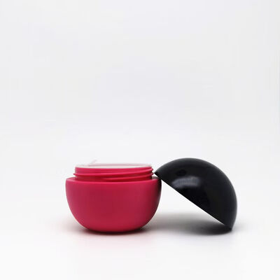 Spherical Shape Plastic Cream Jar in 5g 25g 50g 80g Sizes with Custom Artwork Printing for Skincare Packaging