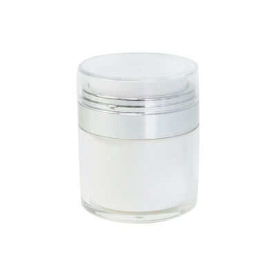 Luxury 50g Acrylic Airless Pump Bottle with Replaceable Plastic Liner for Premium Skin Care Creams
