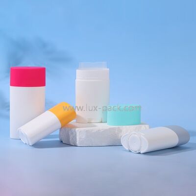 PP Material 35g 50g 70g Empty Deodorant Stick with Silk Printing and Hot Stamping for Customized Packaging