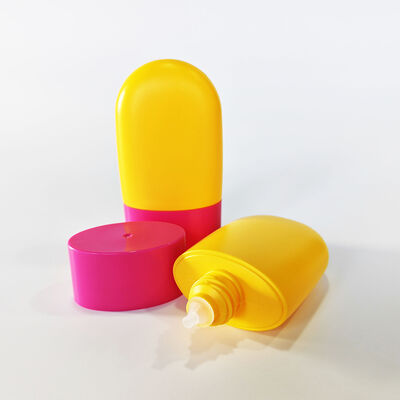 50ml Portable Customizable Cosmetic Plastic Bottle for Sunscreen and BB Cream