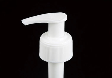 Bathroom Plastic Lotion Pump , Ribbed Left Right Hand Lotion Pump Dispenser 24/410