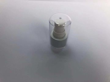 Aluminum Cosmetic Foam Soap Dispenser Pump With AS Material Full Cap 24/410