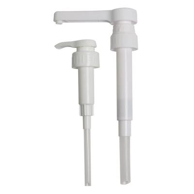 Wholesale Food Grade PP Plastic Syrup Dispenser Pump with Big Dosage 8cc 10cc 30cc in 28mm 33mm 38mm Sizes