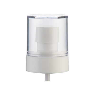 Premium Plastic Lotion Pump Dispenser with Clear Cap for Skincare, Cosmetics and Personal Care Products