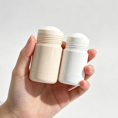 Wholesale Plastic 30g 50g Cylinder Empty Deodorant Stick Tube with Custom Logo Printing