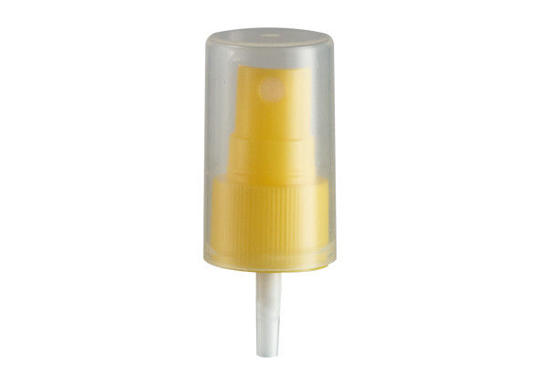 Yellow Color Mist Spray Pump Full Cover 24 410 For Perfume Packaging