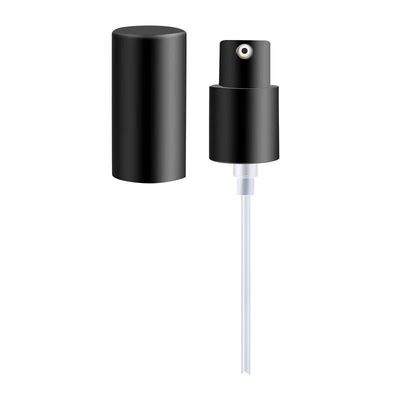 24/28mm Non Spill Cream Pump with Full Protective Cap for Cosmetic Bottles
