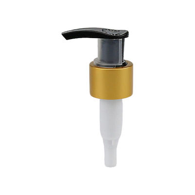 24/410 28/410 Aluminum Gold Cosmetic Pump Plastic Emulsion Dispenser for Hand Wash Bottle Refillable Lotion Pump for Body Wash