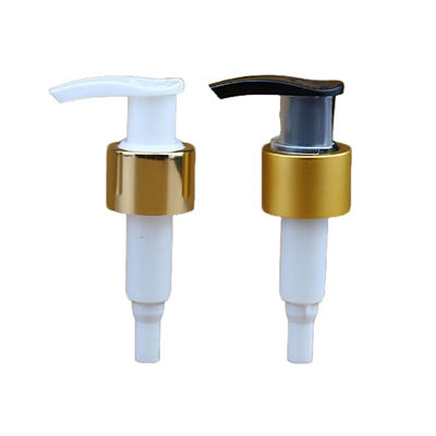 24/410 28/410 Aluminum Gold Cosmetic Pump Plastic Emulsion Dispenser for Hand Wash Bottle Refillable Lotion Pump for Body Wash