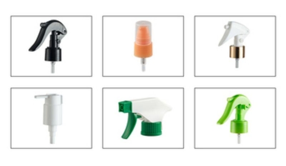 Plastic Cosmetic Pump Heads Customized For Skin Care Cosmetics