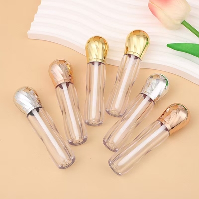 Metal big head with brush plastic 4.5ml lip glaze tube high-end