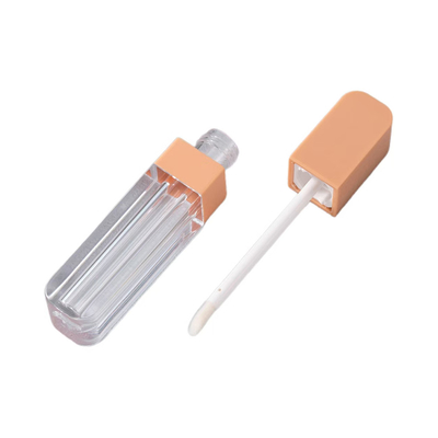 4ml plastic lip glaze tube with square head is easy to carry