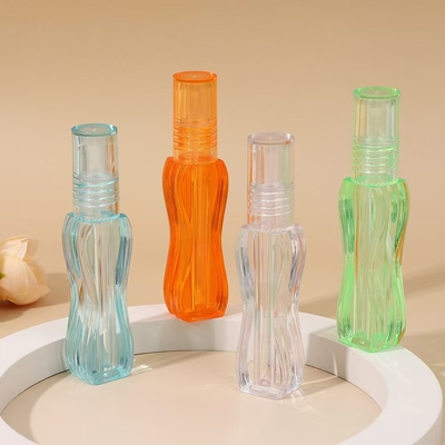 Colorful unique design small waist plastic lip glaze tube