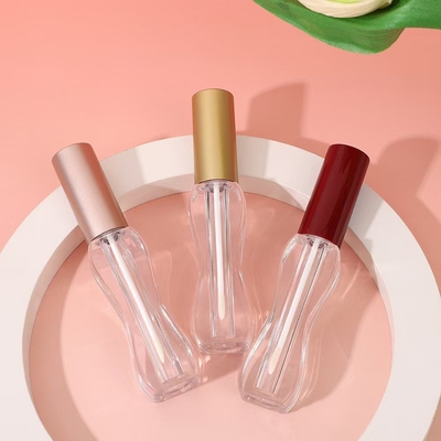 Screen Printing Logo 5ml Waist-length Plastic Lip Glaze Tube for All Skin Types