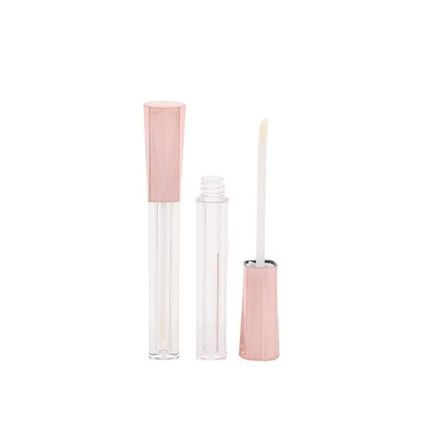 Octagonal Diamond Metal Aluminum Cover Plastic Lip Glaze Tube