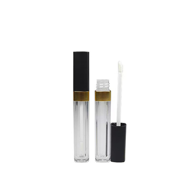 Slender Square Lip Glaze Tube Custom Color for Flawless Cosmetics Contouring