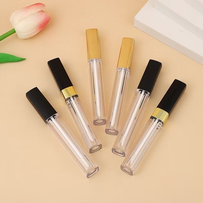 Slender Square Lip Glaze Tube Custom Color for Flawless Cosmetics Contouring