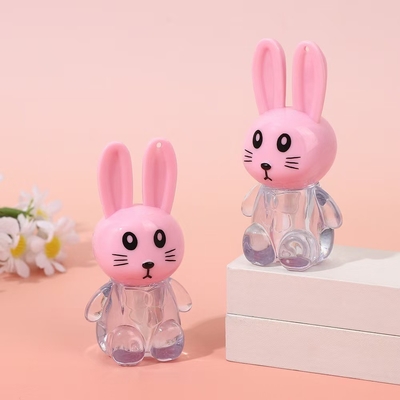 Portable Bunny Lip Glaze Tube with Brush Customizable Color and Easy To Carry