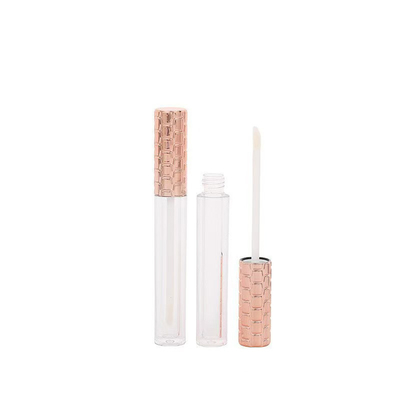 Liquid Eyeshadow Highlighting Plastic Lip Glaze Tube with Brush Logo Customized