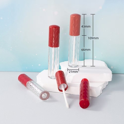 Plastic Lip Glaze Tube Bottle Suitable for All Skin Types in Multiple Colors