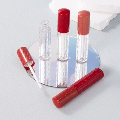 Plastic Lip Glaze Tube Bottle Suitable for All Skin Types in Multiple Colors