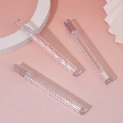 Simple Closure Type Screw Cap Slim 4.5ml Plastic Lip Glaze Tube with Customizable Logo