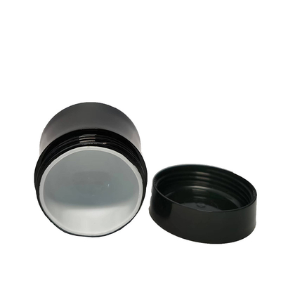 Oval Plastic Cream Jar 50g With Inner Wall For Skincare Cosmetic