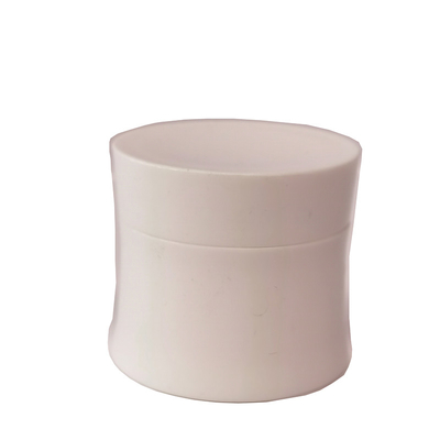 Oval Plastic Cream Jar 50g With Inner Wall For Skincare Cosmetic