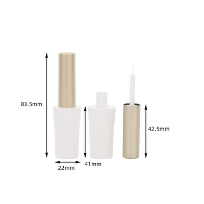 Cosmetics Essential Opaque Lip Glaze Tube with Convenient Brush Applicator