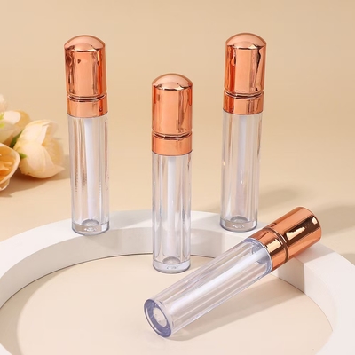 Rose Gold Head Cap Plastic Lip Glaze Tube Style High-End 4.5ml