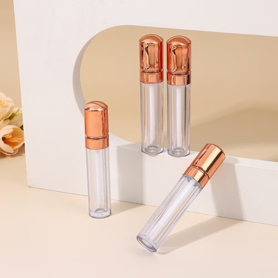 Rose Gold Head Cap Plastic Lip Glaze Tube Style High-End 4.5ml