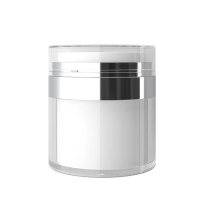 15G 30G 50G 100G Plastic Airless Jar With Vacuum Pump Customized Colors For End Packaging