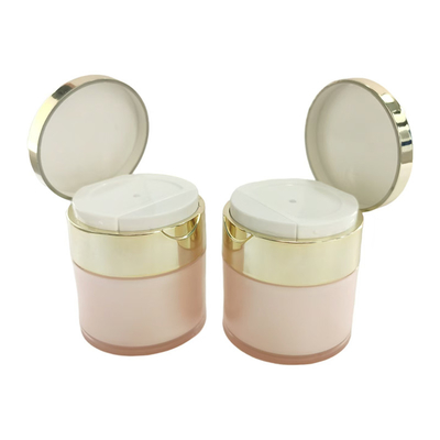 Exquisite Appearance 50ml Acrylic Cream Airless Jar For Skincare