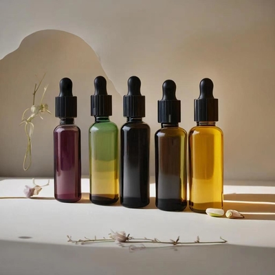 Empty Packaging Essential Oil Bottle With Dropper Accept Customized Colors And Logo Printing