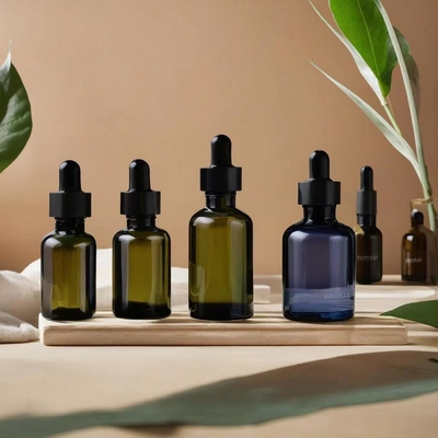 Empty Packaging Essential Oil Bottle With Dropper Accept Customized Colors And Logo Printing