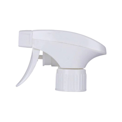 Double Wall Black And White 28 / 410 Plastic Trigger Sprayer For Cleaning